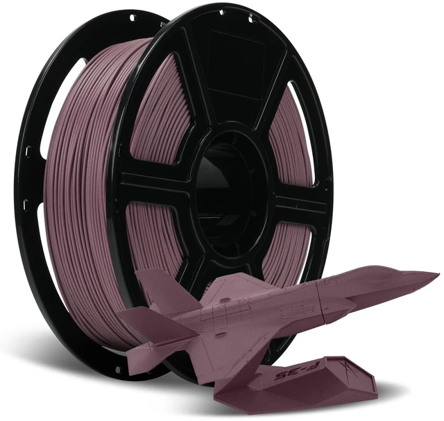 Main image of Carbon Fiber PLA Filament 1.75mm Dusty Pink, Reinforced 3D Printer Filament 1kg, Lightweight & High-Strength PLA-CF Filament, Strong & Easy to Print