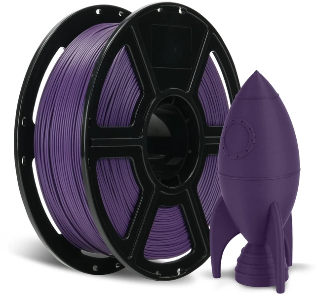 Main image of Carbon Fiber PETG Filament 1.75mm Iris Purple, Reinforced 3D Printer Filament 1kg, Lightweight & High-Strength PETG-CF Filament, Strong & Easy to Print