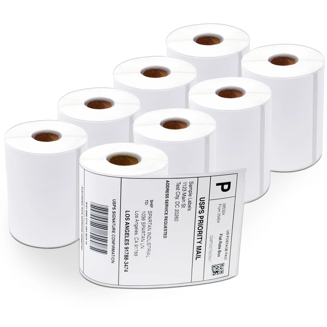 Main image of 4x6 Shipping Labels, Direct Thermal Labels, DYMO 4XL 1744907 Return Address Labels for Mailing, Packages - Compatible with Zebra, Rollo Printers - (2200 Count, 10 Rolls, Not 5XL)