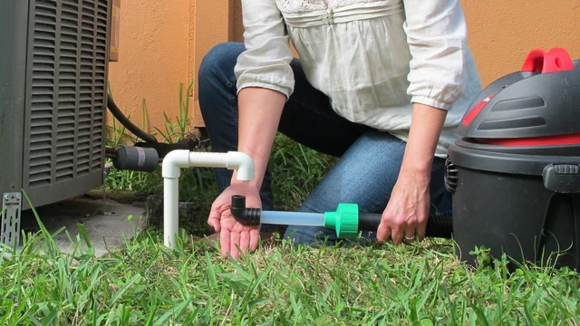 Main image of ® Patented specialty wet vac attachment to unclog and evacuate ac drain lines