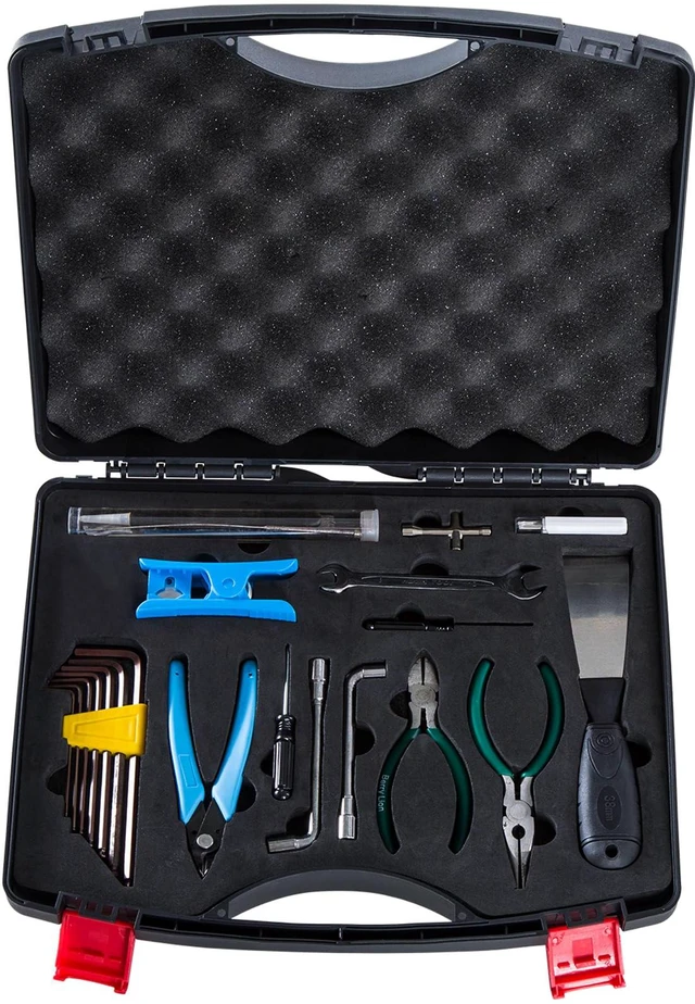 Main image of 3D Printer Tool Box Kit, 35Pcs Case Includes 18 Types of Tools Screwdriver/Wrench/Pliers/Needle/SD Reader 3D Printing ABS Storage Toolbox Set for Cleaning Finishing Printing