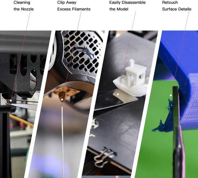 Alt view image 3 of 7 - 3D Printer Tool Box Kit, 35Pcs Case Includes 18 Types of Tools Screwdriver/Wrench/Pliers/Needle/SD Reader 3D Printing ABS Storage Toolbox Set for Cleaning Finishing Printing