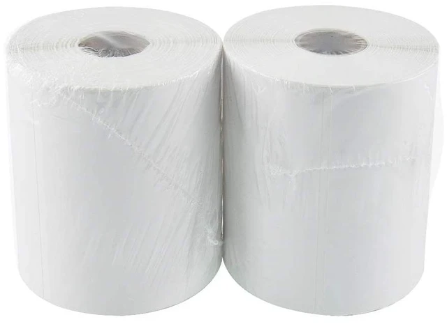 Main image of L LIKED 4"x 6" Direct Thermal Labels White Perforated Shipping Label, 250 Labels per Roll, 2 Rolls