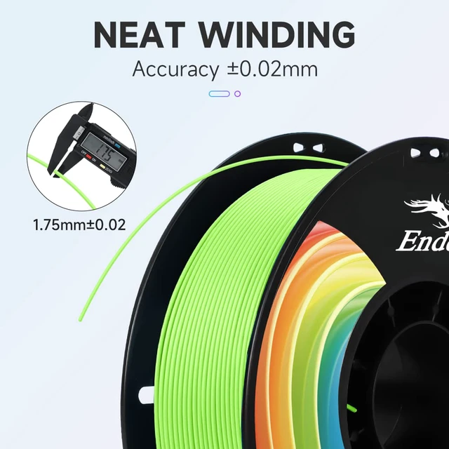 Alt view image 2 of 7 - 3D Printer Filament Apple Green 1KG PLA+ Filament 1.75mm, PLA Plus Strong Toughness Dimensional Accuracy +/- 0.03mm, PLA Pro for Most 3D Printer