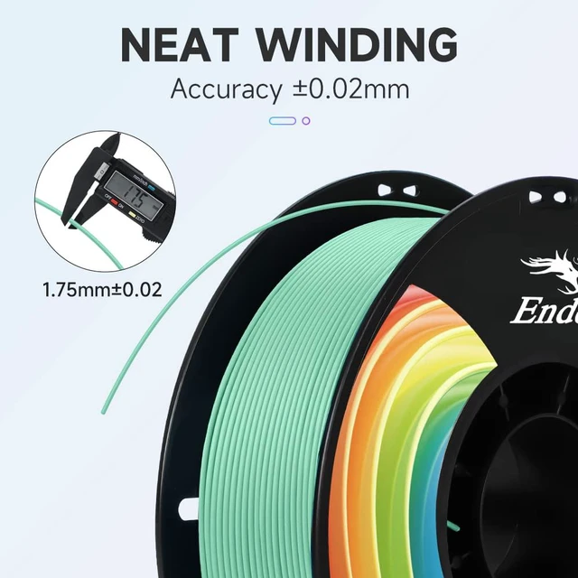 Alt view image 2 of 7 - 3D Printer Filament Jade Green 1KG PLA+ Filament 1.75mm, PLA Plus Strong Toughness Dimensional Accuracy +/- 0.03mm, PLA Pro for Most 3D Printer