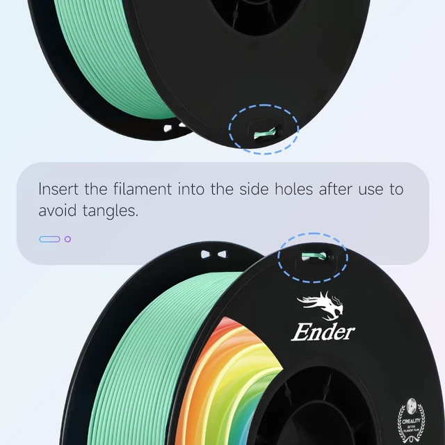 Alt view image 6 of 7 - 3D Printer Filament Jade Green 1KG PLA+ Filament 1.75mm, PLA Plus Strong Toughness Dimensional Accuracy +/- 0.03mm, PLA Pro for Most 3D Printer
