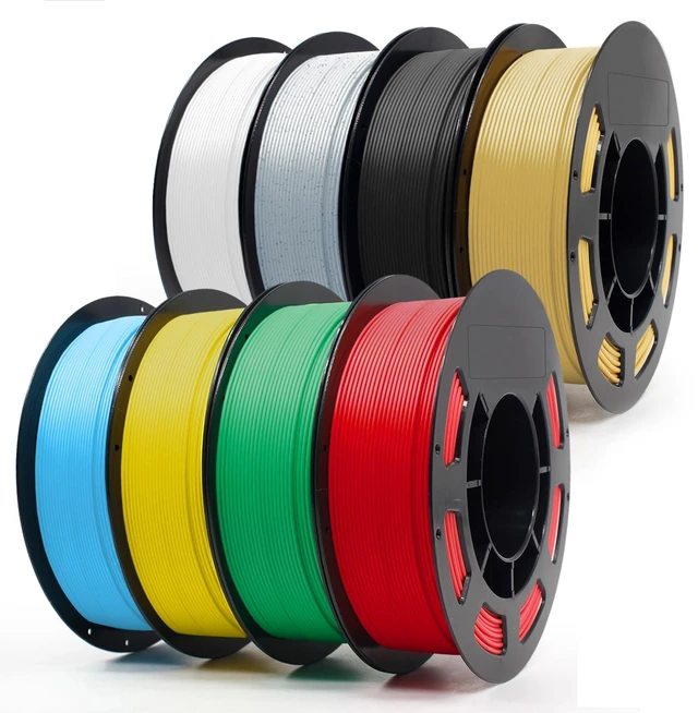 Main image of 1.75mm PLA Filament Matte 250g*8 Spool Low Warping Smooth Print 3D Printer Filament for Most FDM Printers