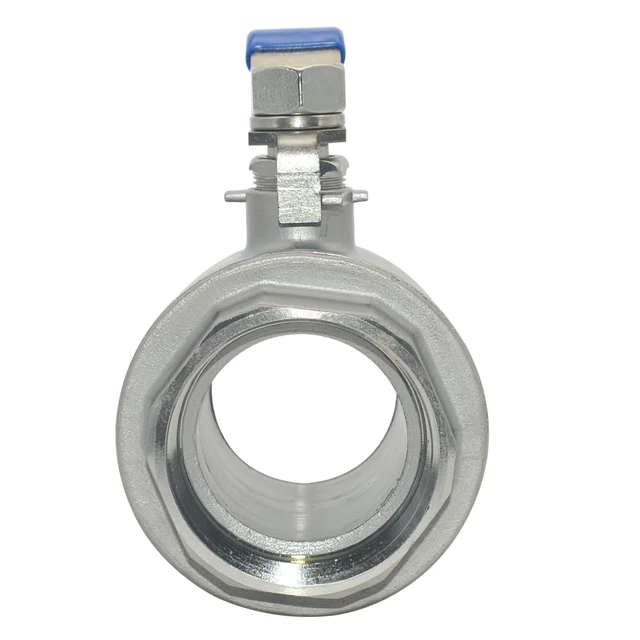 Alt view image 5 of 6 - 2-1/2" NPT Female 316 Stainless Steel Full Port Ball Valve Vinyl Handle WOG1000 (2-1/2 inch)