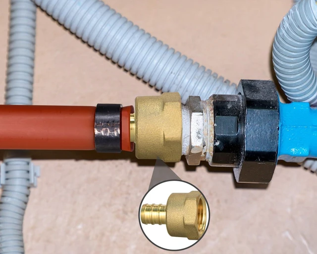 Alt view image 6 of 6 - 20 Pack PEX 1/2" x 1/2" NPT Female Fittings, Brass, Full Port for PEX pipes in plumbing jobs