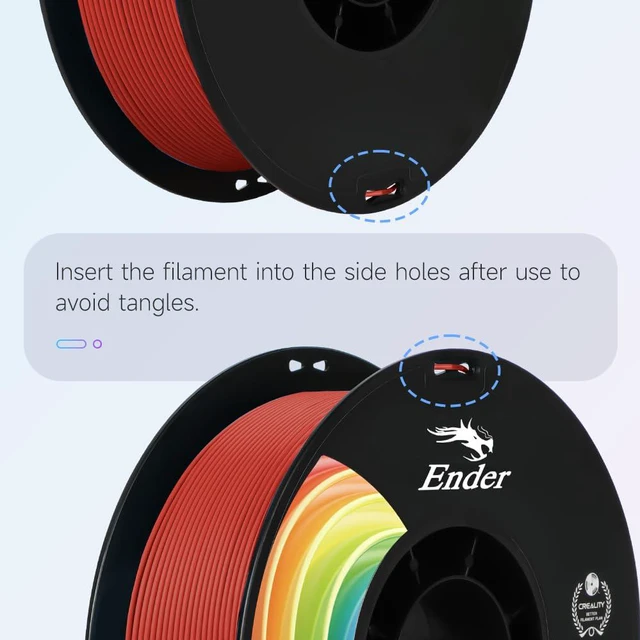 Alt view image 6 of 7 - 3D Printer Filament Deep Red 1KG PLA+ Filament 1.75mm, PLA Plus Strong Toughness Dimensional Accuracy +/- 0.03mm, PLA Pro for Most 3D Printer