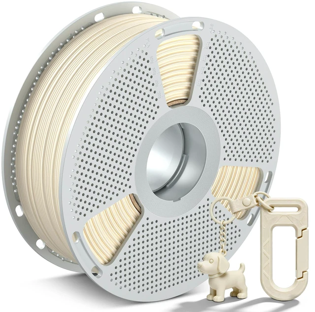 Main image of Easy PA Filament, Nylon 3D Printer Filament with Heat Resistant, Nylon Filament 1.75mm No Cracking, Polyamide (PA) 3D Printing Filament Warp Free, Fit Most FDM Printer (Natural, 1kg)