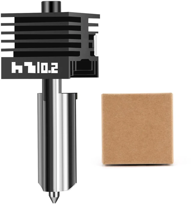 Main image of Bamboo Lab H2D,H2S,X2D,P2S Hotend Kit,Stainless Steel 0.2mm Nozzle Precise Print Head, Consistent Extrusion Heating Block, Extruder Hot End Accessory for Bambu H2C Left, H2 Series 3D Printer