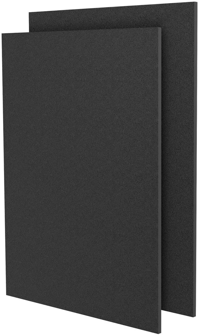 Main image of 2 Pack Black ABS Plastic Sheet 18" x 24" x1/8" Thick (3mm), High Tensile and Impact Strength Moldable Plastic Sheet Plexiglass Sheet, DIY Material for Home Decor,Handicrafts