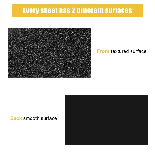 Alt view image 3 of 7 - 3 Pack Black ABS Plastic Sheet 12" x 16" 1/4" Thick (6mm), High Tensile and Impact Strength Moldable Plastic Sheet Plexiglass Sheet, DIY Material for Home Decor,Handicrafts