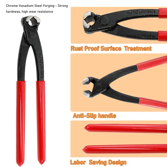 Alt view image 4 of 7 - 180 PCS Single Ear Hose Clamps, 12 Sizes 5.3-33.1mm Crimp Hose Clamps with Ear Clamps Pincer, 304 Stainless Steel Crimp Pinch Fitting Tools Kit