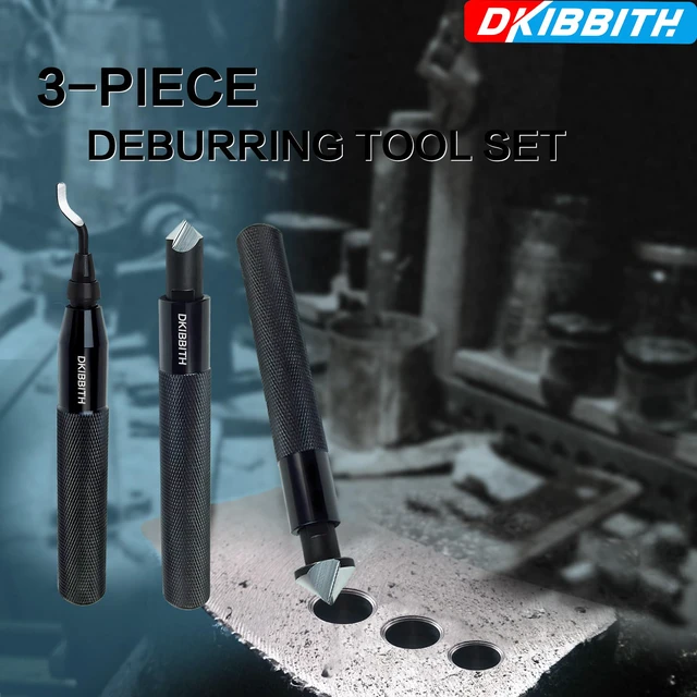 Alt view image 7 of 7 - 13-Piece Deburring Tool Set with 2 Countersinks & 11 Blades - Works on Metal, Resin, PVC, Copper, Plastic,3D Printed Edges - Plumbing & 3D Printing Burr Removal Reamer Tool