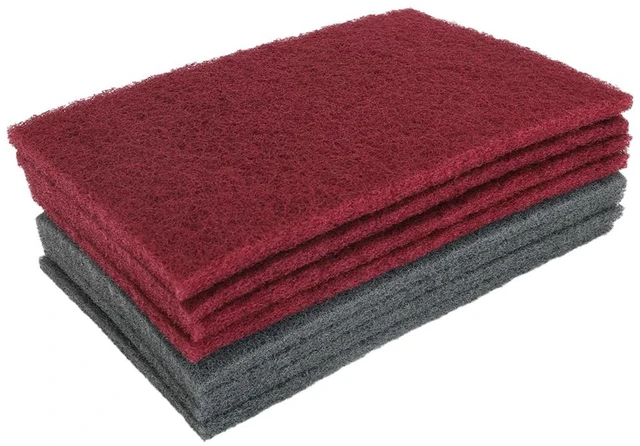 Main image of 6"x9" Automotive Scuff Pad 8 Pack (7447&7448) - 4 Maroon(Fine) & 4 Gray(Ultra Fine), Wet/Dry Reusable Scuffing Pad for Paint Prep, Sanding - Auto Body, Woodworking & Handicrafts