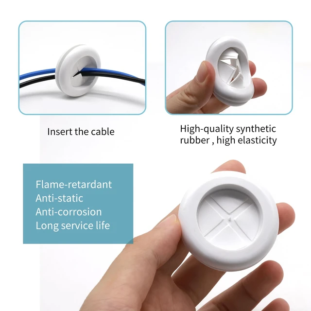 Alt view image 2 of 6 - 66Pcs Rubber Grommet Assorted Kit, Drill Hole Firewall Hole Plugs Wire Protection, 6 Sizes 1-13/16" 1-1/2" 1" 7/8" 5/8" 3/16"