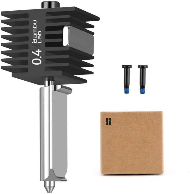 Main image of A2L,A1 Mini, A1 Hardened Steel Hotend with 0.4mm Nozzle All Metal Extruder Hot End Kit,Heating Block Replacement,Quick Swap,Durable Print Head Accessory for A2, A1 Series 3D Printer