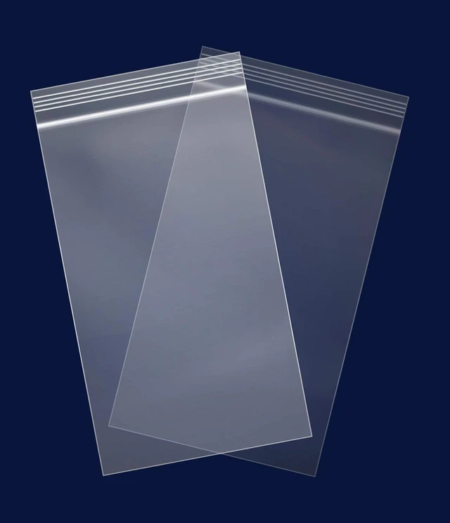 Main image of 500 Count - 5" x 7" Small Zip Bags - Clear Reclosable Zip Plastic Poly Bags 2 Mil with Lock Seal Zipper for A2 A4 A6 Cards & Envelopes, Bakery, Cookies, Treats