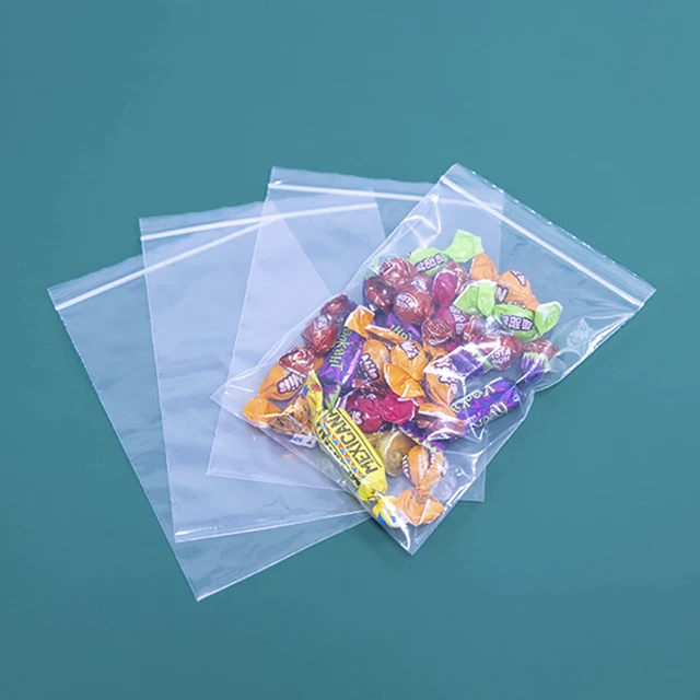 Alt view image 5 of 7 - 500 Count - 5" x 7" Small Zip Bags - Clear Reclosable Zip Plastic Poly Bags 2 Mil with Lock Seal Zipper for A2 A4 A6 Cards & Envelopes, Bakery, Cookies, Treats