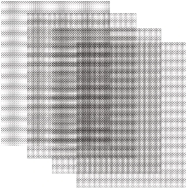 Main image of 4 Pack 12x16 Inch Wire Mesh, 20 Mesh Stainless Steel Rustproof, Easy To Trim Hardware Cloth, Chicken Wire Mesh, Multi Purpose for Ventilation Cage Filtration Diy Works