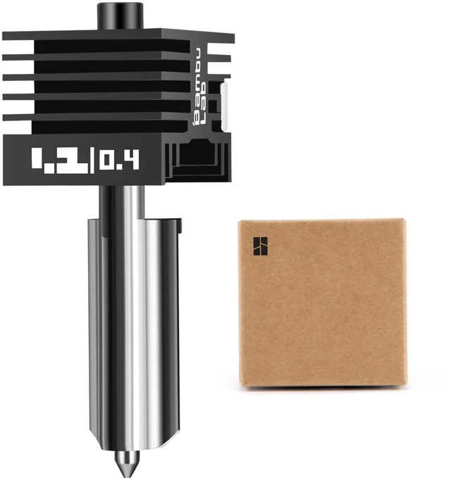 Main image of Bamboo Lab H2D,H2S,X2D,P2S Hotend Kit, Hardened Steel 0.4mm Nozzle Precise Print Head, Consistent Extrusion Heating Block, Extruder Hot End Accessory for Bambu H2C Left, H2 Series 3D Printer
