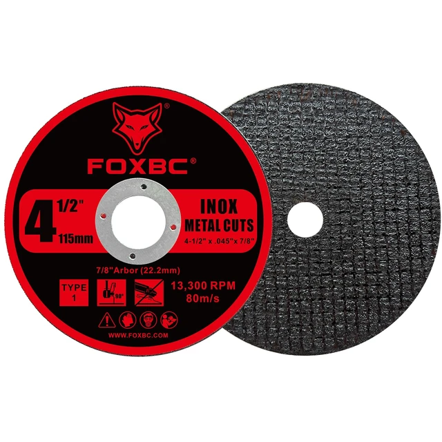 Alt view image 3 of 7 - 4-1/2 Inch Cut Off Wheel Discs for Angle Grinder, Cutting for Metal & Stainless Steel, 4-1/2" x.045" x 7/8" - 50 Pack