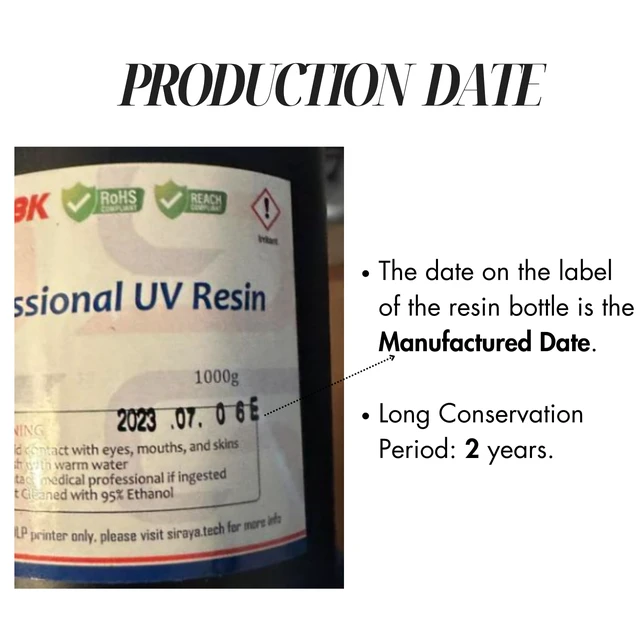 Alt view image 7 of 7 - Fast ABS-Like 3D Printer Resin 405nm UV-Curing Non-Brittle High Precision 3D Printing Liquid Standard Photopolymer Resin for LCD DLP 3D Printing 8K Capable (White, 1kg)