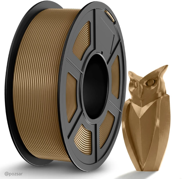 Main image of PETG Filament 1.75, 1kg Coffee Strong Toughness PETG, Good Layer Adhesion, High Precision 3D Printer Filament, Dimensional Accuracy ±0.02mm, 1kg/Spool