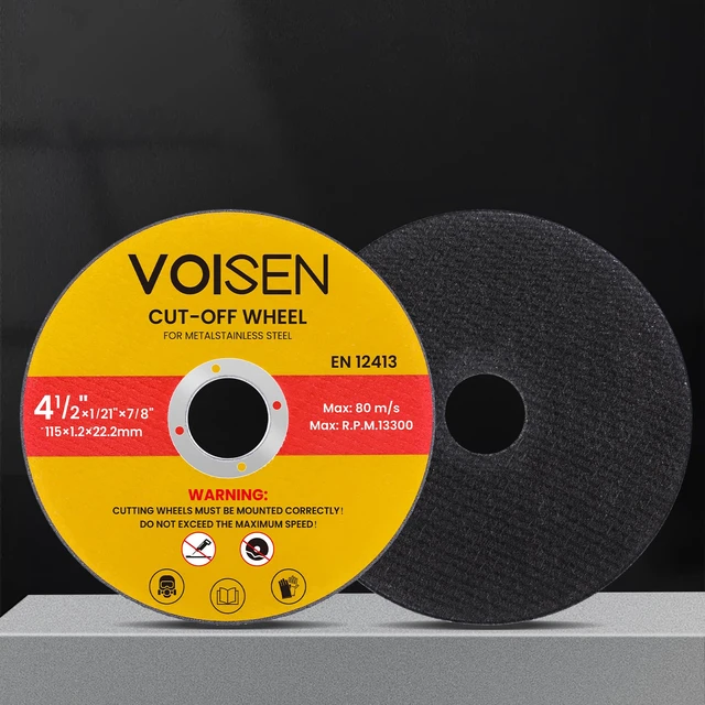 Alt view image 7 of 7 - 4 1/2 Cut Off Wheel,100 PCS Angle Grinder Cutting Disc 4-1/2" x 1/21" x 7/8" Thin Metal & Stainless Steel Cutting Wheel,Grinder Blades Professional Fast Cutting Disc