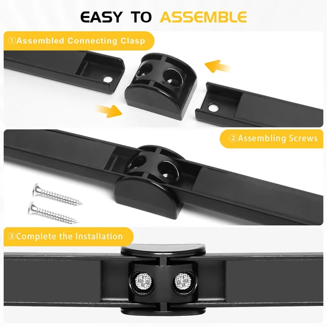 Alt view image 3 of 6 - Heavy Duty Magnetic Tool Holder, 5 Pack 18" Wall Mount Organizer Space-saving Magnetic Strip, Magnetic Knife Holder, Screwdrivers, Wrenches, Pliers, Garage and kitchen Organization