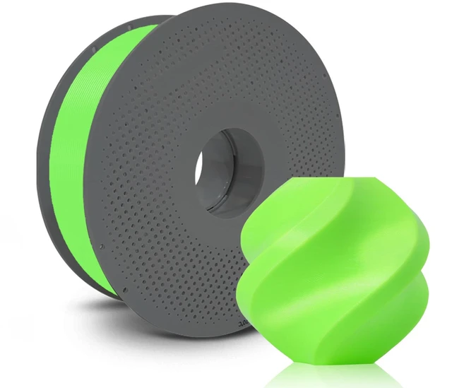 Main image of Bamboo TPU for AMS 3D Printer Filament, Multi-Color High-Speed Printing Soft Flexible Filament with RFID for Bambu Lab H2,A1,A1MINI,X1,P1 All Series AMS 1KG +/- 0.03mm (Neon Green 53500)