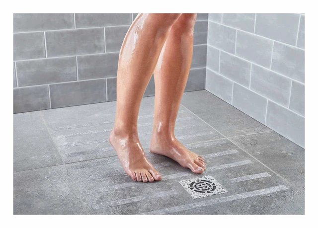 Alt view image 3 of 6 - Safety-Walk 2 in x 15 ft Clear Anti-Slip Tape, Self-Adhesive, Long-Lasting Grip for Wet Areas, Clear, 2 Inch (Pack of 3)