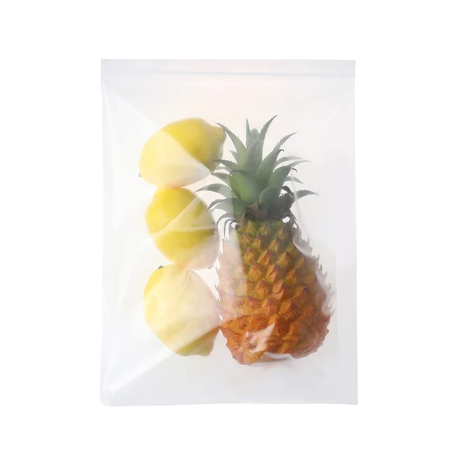 Alt view image 7 of 7 - 50PCS 10"x13" 5 Mil Large Clear Zip Seal Lock Plastic Reclosable Poly Bag Heavy-Duty Durable Resealable Zipper Bag Waterproof for Photo Cards Snacks Seeds Food Storage