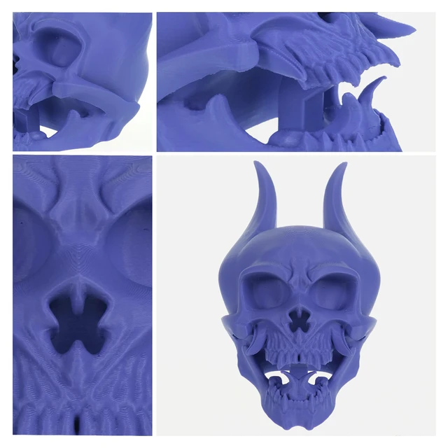 Alt view image 7 of 7 - PLA Filament 1.75mm,3D Printer Filament,1kg Cardboard Spool (2.2lbs),Dimensional Accuracy +/- 0.03 mm,Vacuum Packaging Odor Free Clog Free Fit Most 3D FDM Printer,Periwinkle Blue