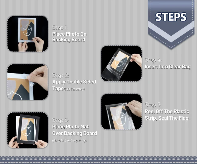 Alt view image 7 of 7 - 16x20 inches Clear Plastic Sleeve for Photos,Resealable Adhesive(100 Pack) Clear Bags for Pictures Art Prints Framing Mats Mattes (Bag Size: 16 3/8x 20 1/8 inches for 16x20 Mats)