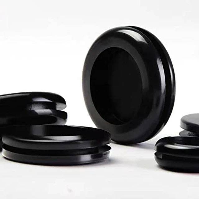 Alt view image 4 of 7 - 188 Pieces Rubber Grommet Kit Rubber Plugs for Round Holes, Wiring, Electrical, Plumbing, and More