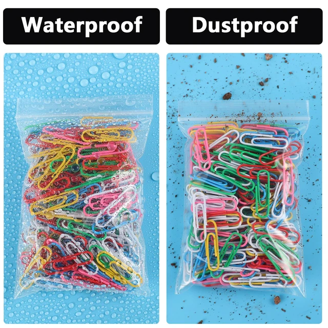 Alt view image 5 of 7 - 800 PCS 3" x 4" Small Plastic Bags for Jewelry Mini Plastic Poly Bag 2 Mil Polyethylene Zip Bags For Jewelry, Beads, Screws, Candy, Coins; Waterproof, Dustproof, Easy Open And Close