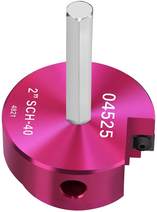 Main image of PVC Fitting Saver 2Inch Head,PVC Pipe Reamer w/ 3/8-Inch Hex Shaft 2" PVC Reamer Socket Saver Plumbing Tool Plastic Pipe Fitting Reamer for Sch.40 CPVC ABS Hub,Fit Standard 1/2" Drills