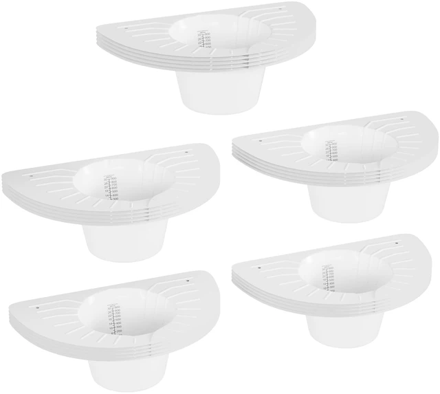 Main image of Urine Hats for Toilets, Specimen Collection Pan, 25 Pack 30oz/900cc Universal Toilet Hat for Easy Urine and Specimen Collection, with Clear Measurement Markings for Women, Men, and Seniors' Use