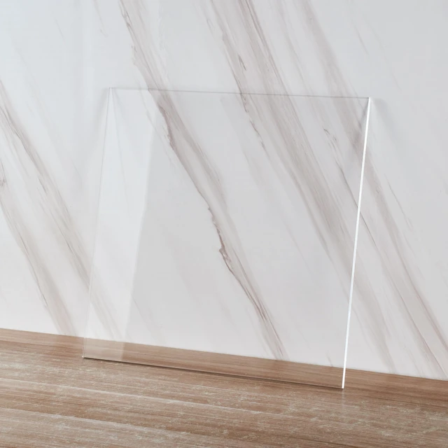 Alt view image 4 of 7 - Clear Cast Acrylic Sheet 12" x 12" x 1/8" Thick (3mm), Pack of 2 Plexiglass Panel; Transparent Square; Plastic Board; for Sign, Craft, Display Projects, Laser Cutting, Engraving