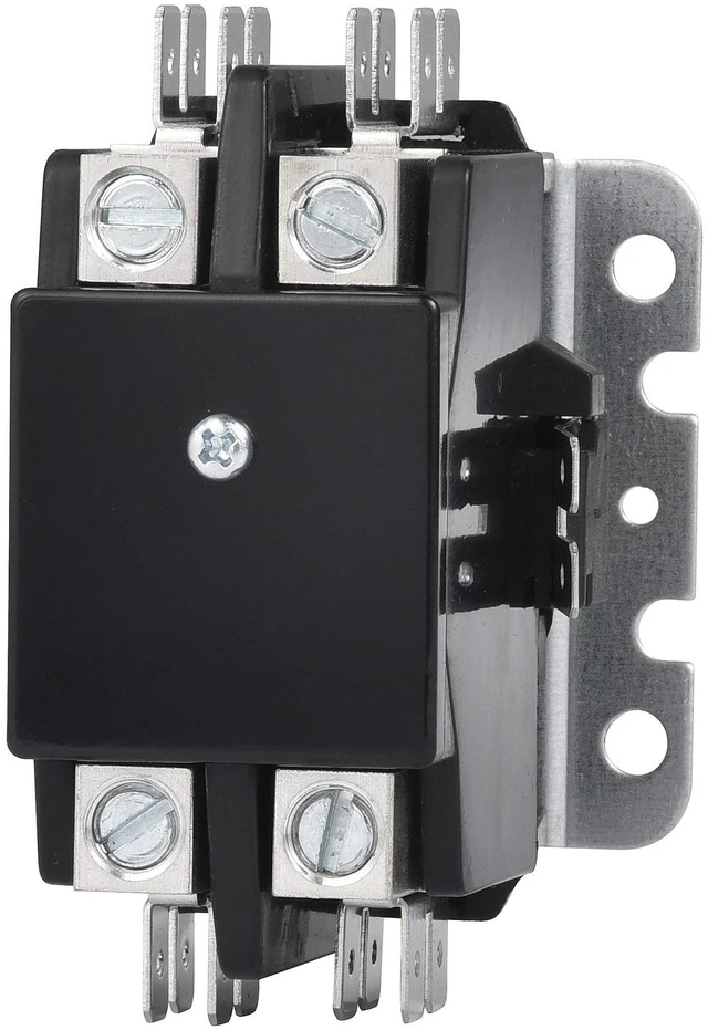 Main image of 2 Pole 40 Amp contactor 120v Coil UL 2 Pole Lighting Load 50 AMP Contactor Equivalent to 42CF15AF for Condenser Compressor HVAC Contactor