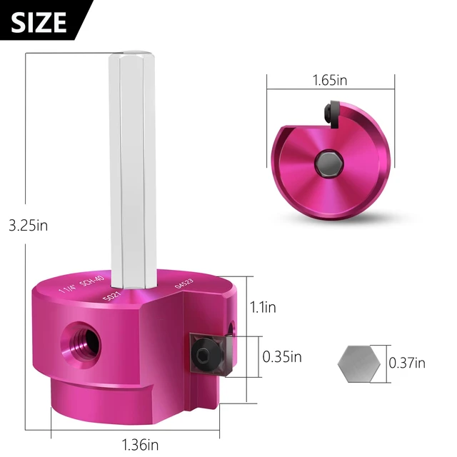 Alt view image 6 of 7 - PVC Pipe Reamer 1-1/4 Inch PVC Fitting Saver w/ 3/8-Inch Hex Shaft Socket Saver ABS Plastic Pipe Fitting Reamer Tool for Plumbing Sch.40 CPVC ABS Socket Hub Removing,Fits 1/2" Drills