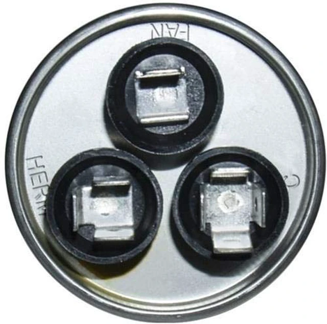 Alt view image 3 of 5 - c3455r GE Round Capacitor 45 5 uf MFD, 97F9895, Z97F995, 97F9895BZ3, 27L880, 370V
