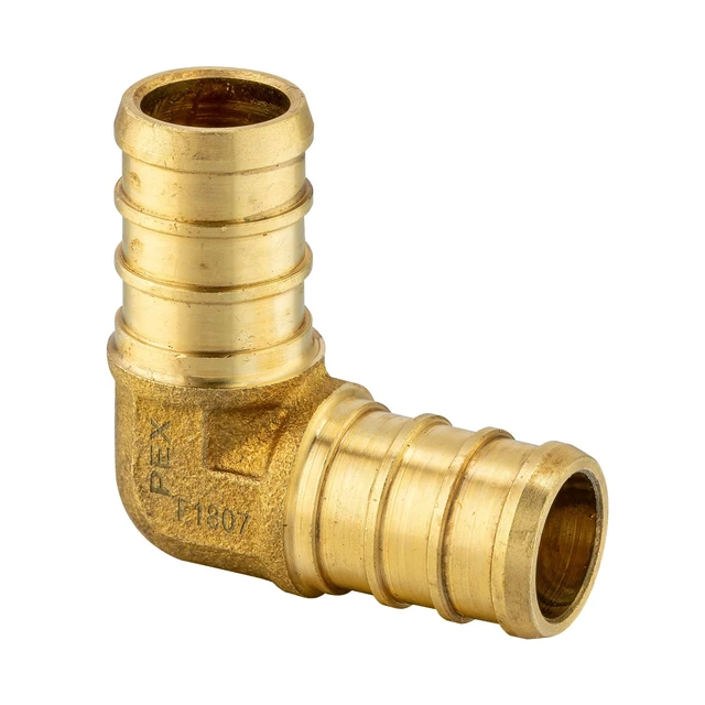 Alt view image 2 of 7 - 30PCS 3/4"Pex Fitting:Tee,Elbow and Coupling,10PCS each(PEX1807199) PEX Brass Crimp Fitting For Pex Tubing Connection,ASTM F1807
