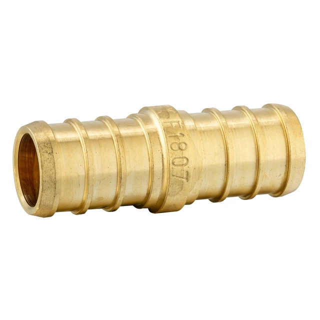 Alt view image 4 of 7 - 30PCS 3/4"Pex Fitting:Tee,Elbow and Coupling,10PCS each(PEX1807199) PEX Brass Crimp Fitting For Pex Tubing Connection,ASTM F1807