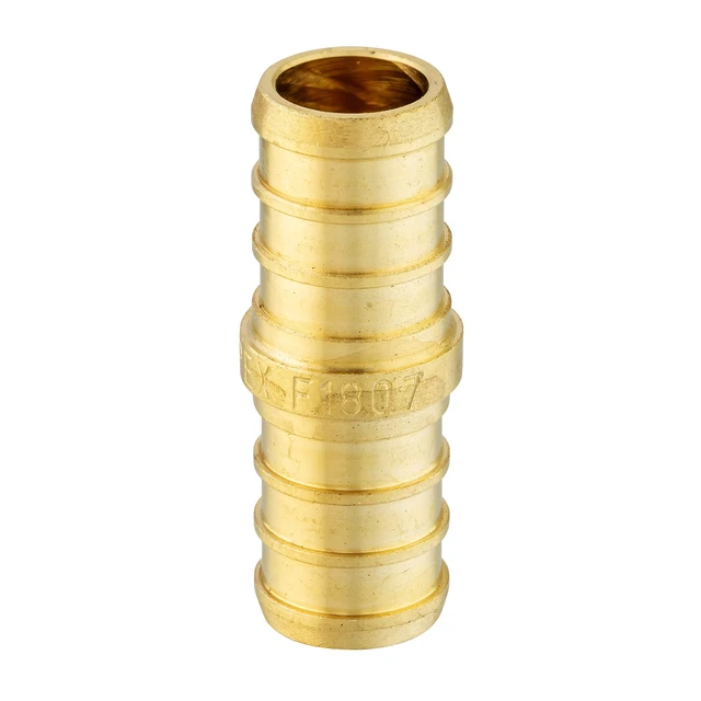 Alt view image 7 of 7 - 30PCS 3/4"Pex Fitting:Tee,Elbow and Coupling,10PCS each(PEX1807199) PEX Brass Crimp Fitting For Pex Tubing Connection,ASTM F1807