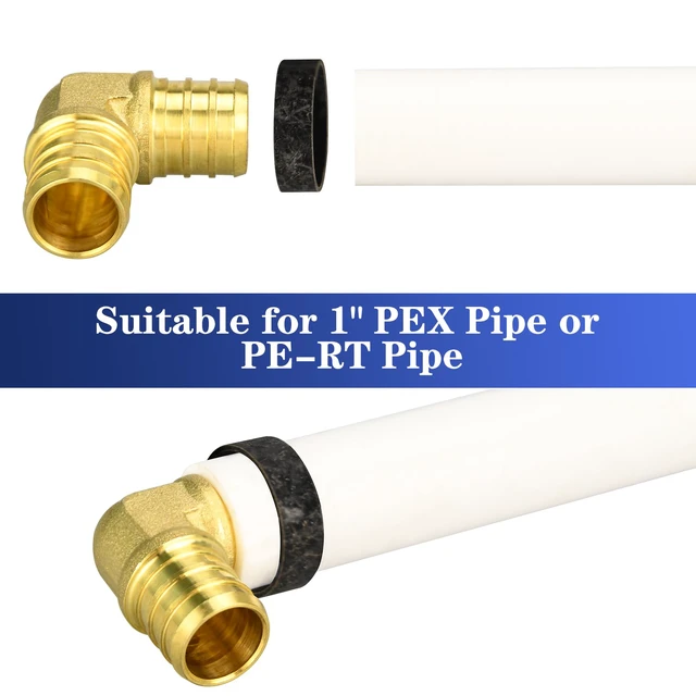 Alt view image 3 of 7 - 25 Pack 1" PEX Copper Crimp Rings for Pex Pipe Connection