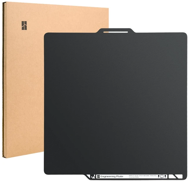 Main image of Bamboo Original Engineering Plate 257x257mm Double Sided Smooth PEI Build Plate for Bambu Lab P1S/P1P/P2S/X1C/X1E/A1/X2D 3D Printer,Upgrade PEI Build Plate Removal Spring Steel Sheet
